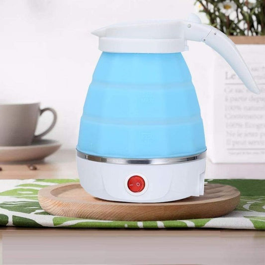 Foldable And Portable Teapot Water Heater Electric Kettle For Travel And Home Tea Pot Water Kettle Silica Gel Fast Water Boiling 600 Ml