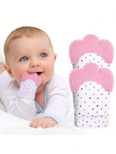 Food Grade Silicone Glove Teether Anti-bite Gloves Toddler Chew Toy Baby Teething Food Grade Silicone Teething Infant Mitten Teething Glove