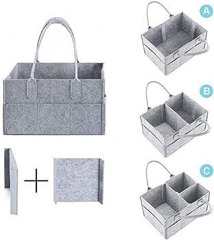 Foldable Baby Diaper Caddy Organizer – Portable Storage Basket